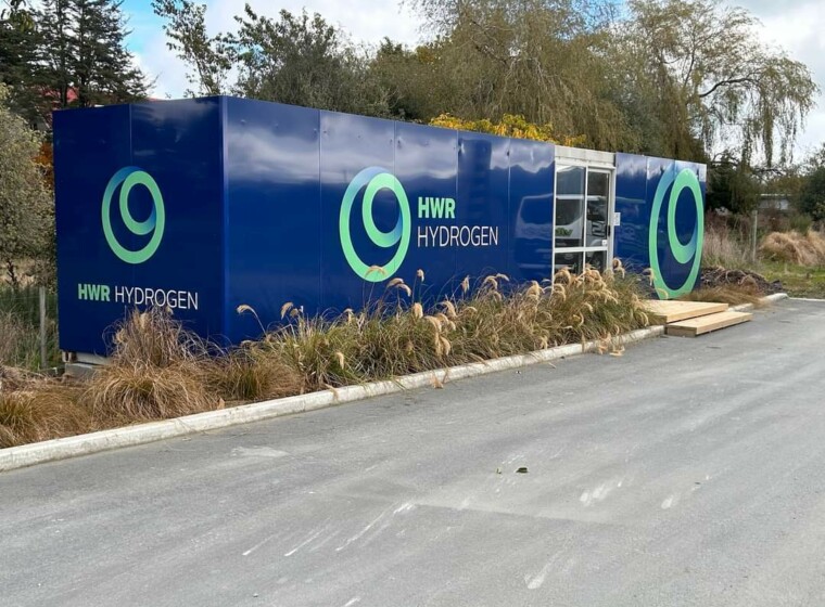 Hydrogen production and refuelling site in Gore