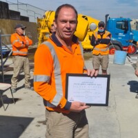 Nigel Kerr with Silver Award