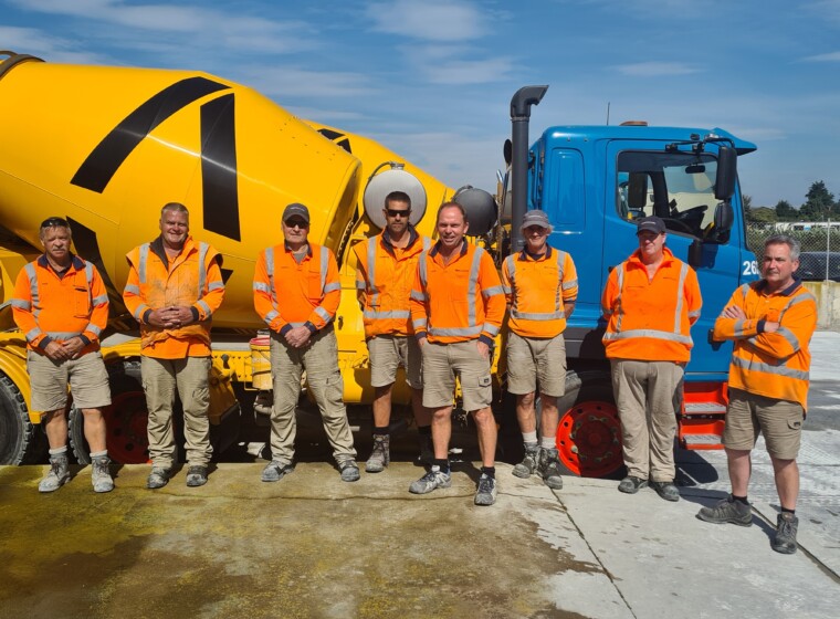 Timaru Team with Award